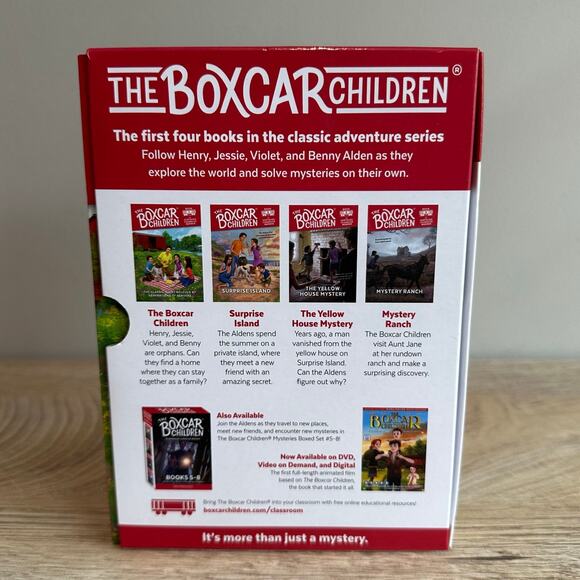 The Boxcar Children Books 1-4 Box Set Gertrude Chandler Warner - Picture 5 of 5